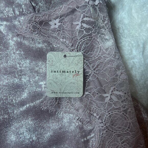 Intimately FP Lilac Velvet Lace Cami Tank Top – Women’s XS NWT - Picture 3 of 6
